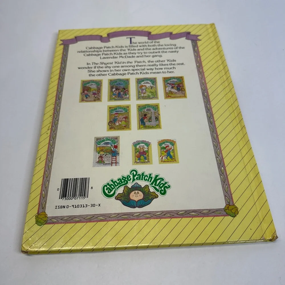 Cabbage Patch Kids The Shyest Kid in the Patch Vintage‎ 1984 Hardcover Storybook